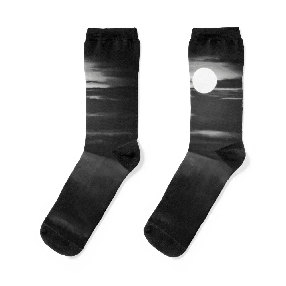 Black Sun Socks floral sport hockey Men's Socks Women's