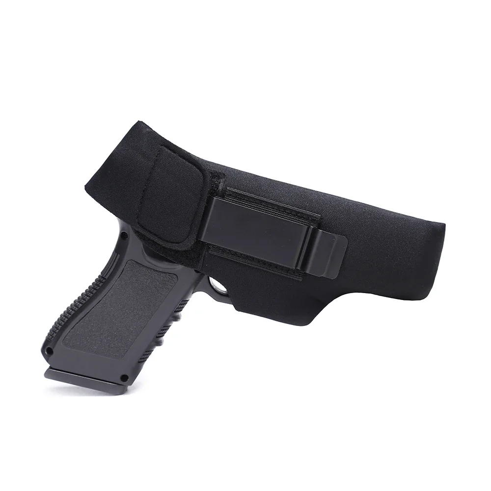 Tactical Gun Holster IWB OWB Concealed Carry Handgun Holder Waist Bag Airsoft Hunting Universal Left Right Metal Clip Holsters