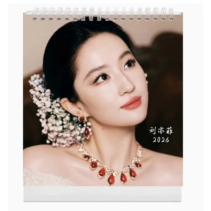 

2026 Liu Yifei Desk Calendar,Exquisite Celebrity Calendar,Single-sided Desktop Ornament Calendars
