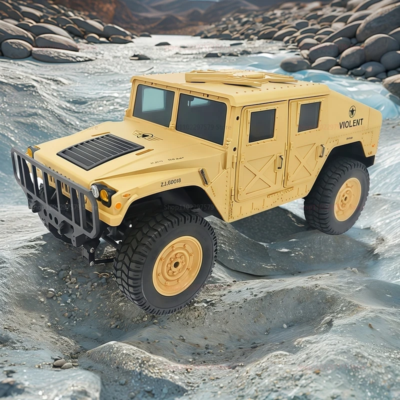 لعبة ساخنة C8835 سيارة التحكم عن بعد 1:16 2.4G 4WD على الطرق الوعرة شاحنة عسكرية تسلق اللعب RC مركبة التضاريس الصحراوية هدايا للأطفال والكبار