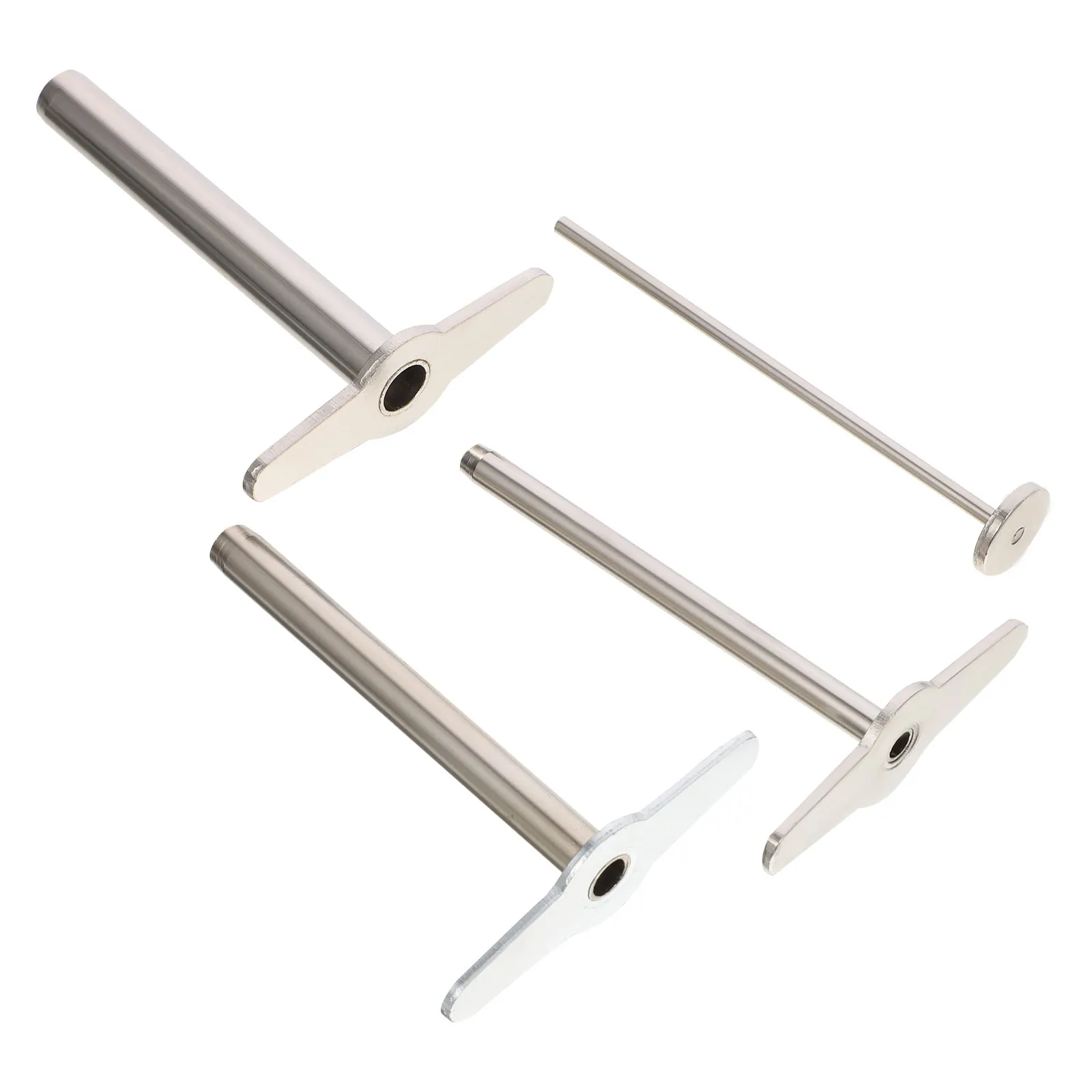 4Pcs Heavy Duty Steel Rubber Stopper Puncher Compact Light Weight Lab Experiment Hole Punch Tool for School Science Labs