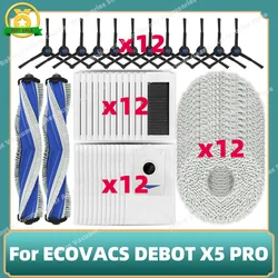 Compatible For ECOVACS DEBOT X5 PRO /  X5 OMNI  Mop Cloth Hepa Filter Dust Bag Accessories Replacement Spare Parts