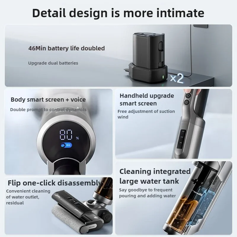 Midea Household Hand-held Floor Washing Machine G9pro A Multi-purpose High Temperature Heat Drying Suction Drag One 220VOriginal