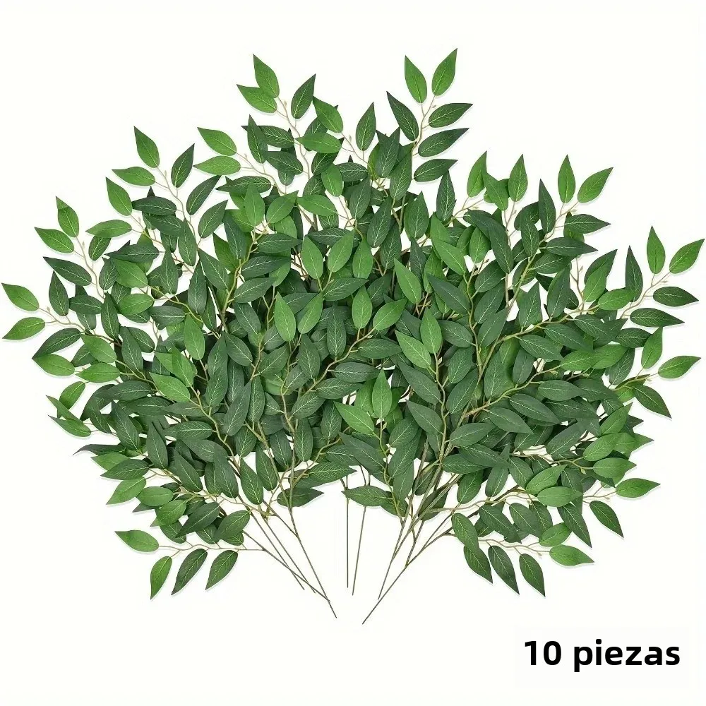 10 Uds. De tallos de sauce de seda, adecuados para decoración de centro de mesa y arco de boda DIY, decoración de arte floral, decoración de fiesta