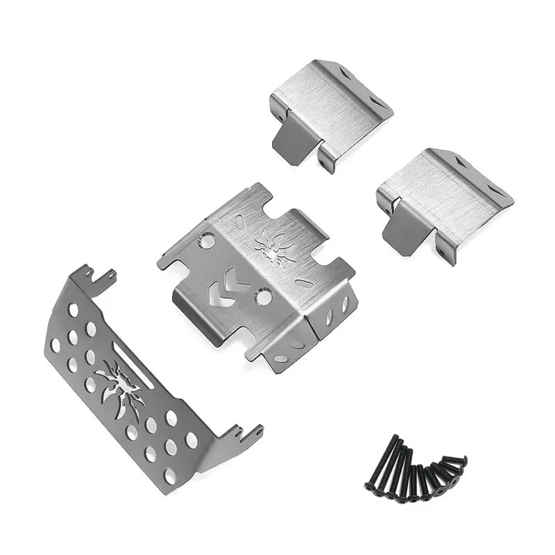 1/7 Large Scale RC Rock Crawler HD6100 Stainless Steel Full Chassis Skid Armor Guard Fit Rlaarlo MK07 JK07 Protect Frame Axle Ro - view 5