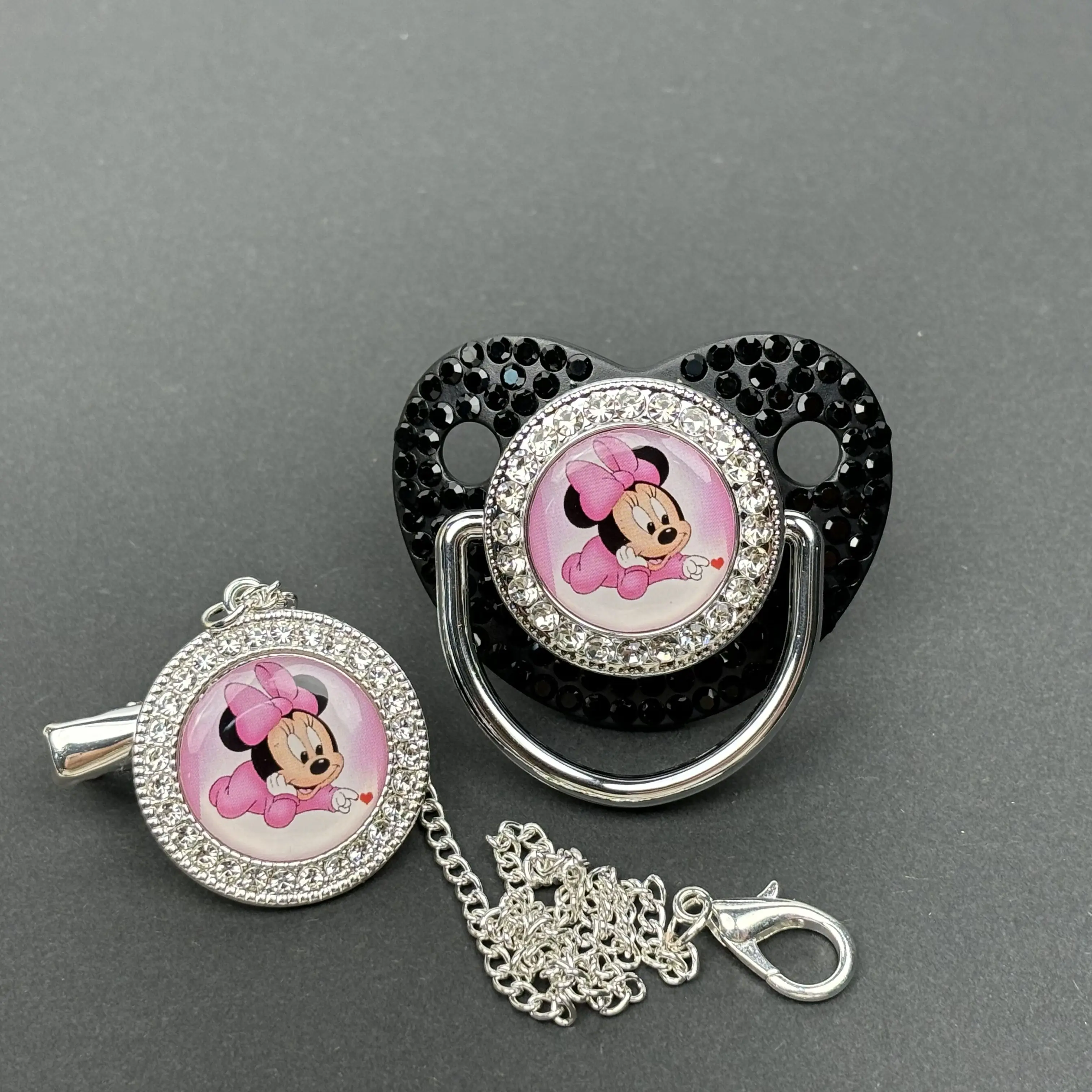 Silver Bingbing великолепная детская натуральная соска Binky без BPA 0-6 м Disney новейший помощник для грудного вскармливания для маленьких девочек