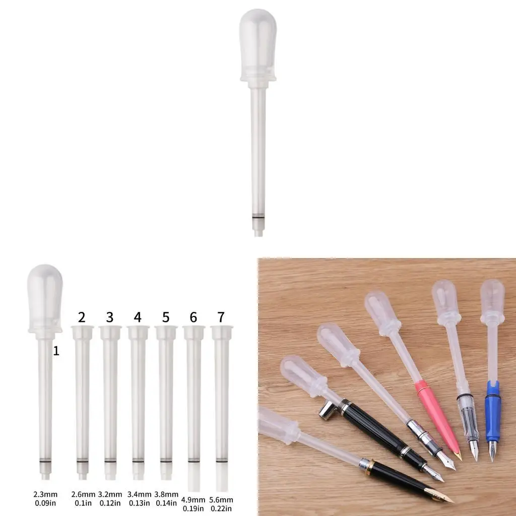 

Fountain Pen Cartridge Washer Fountain Pen Dropper Washer for Diameter 2.3MM 2.6MM 3.2MM 3.4MM 3.8MM 4.9MM 5.6MM