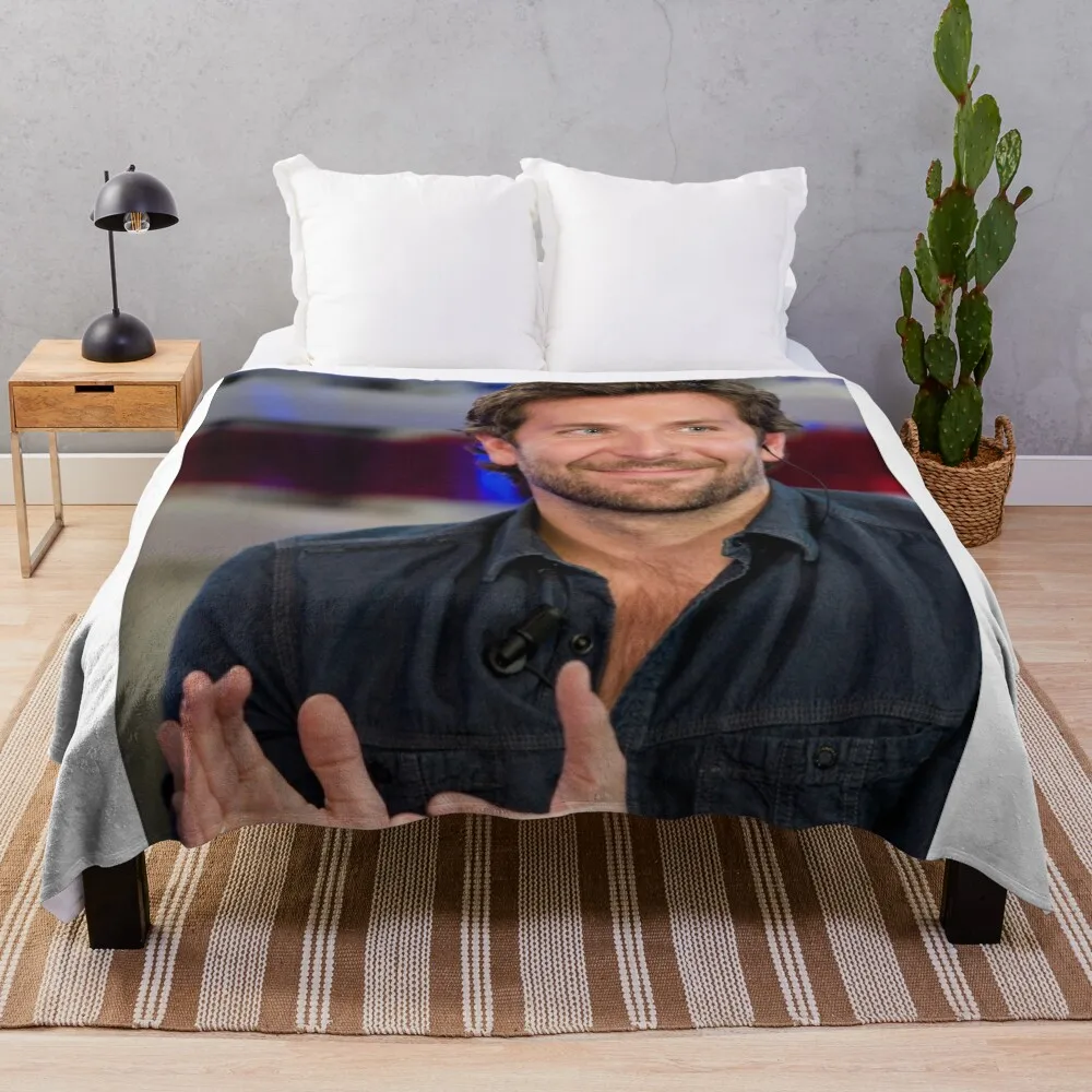 

Bradley Cooper handsome Throw Blanket anime Thermal Luxury Brand Blankets