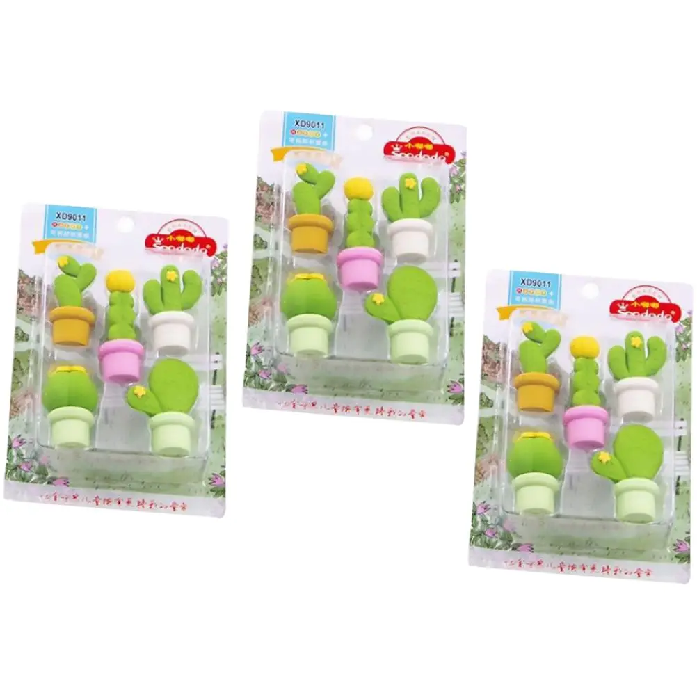 

15 Pcs Shaped Erasers Cute Rubber for School Students Stationery Students Drawing Supplies Eco Friendly Gifts Color