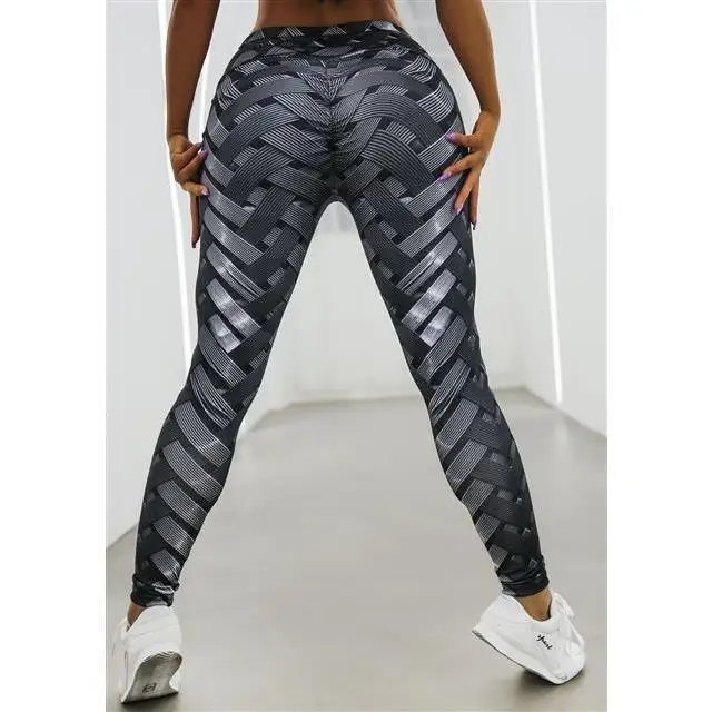 Calças de Yoga sem costura para mulheres, leggings fitness Scrunch Booty, collants butt, cintura, fenda aberta invisível, sexo ao ar livre