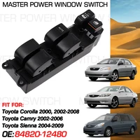 Elevador de interruptor de ventana eléctrica Master, 2002-2006 para Toyota Corolla Camry, Toyota Sienna 2004-2009 84820-12480 18 pines 84820-42090