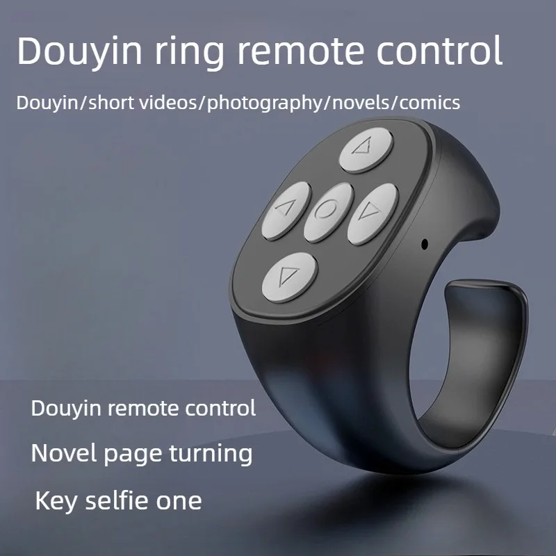 

Mobile Bluetooth Remote Control with Charging Slot, Mobile Camera Controller, Selfie Ring Remote Control