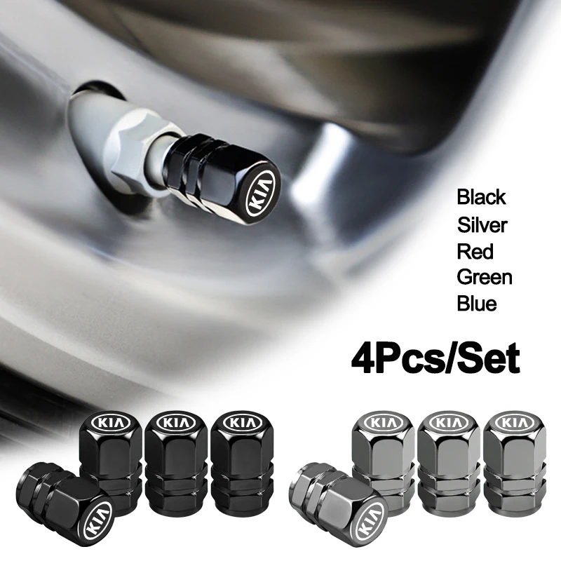 4 قطعة صمام إطار عجلة التصميم غطاء جذع الهواء Duust يغطي لكيا نيرو ستينغر سونيت سبورتاج Ceed بيكانتو Proceed Morning Cerato