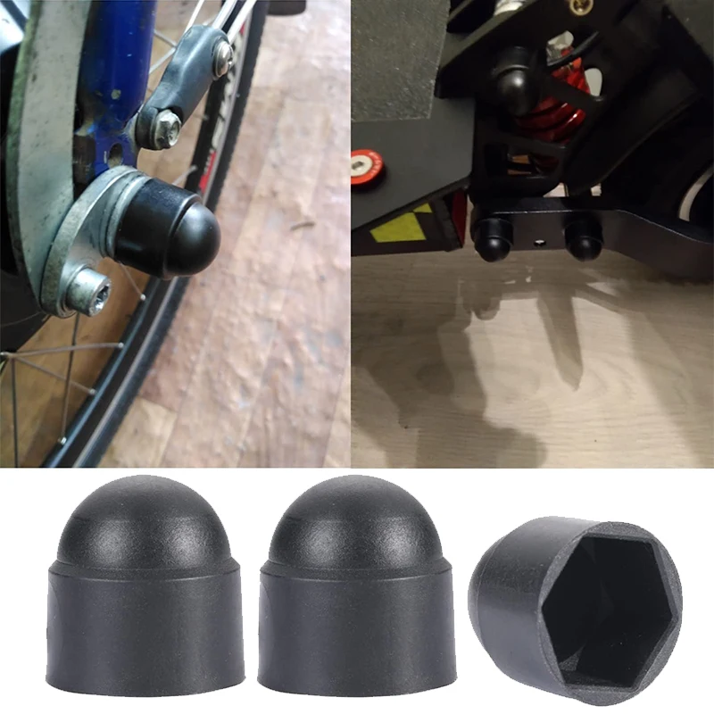 الترباس الجوز قبة حماية قبعات يغطي يتعرض مسدس البلاستيك المسمار الدائري السحابات 50/100 قطعة الباب الأمامي الخلفي ديكو سيارة دراجة نارية #3