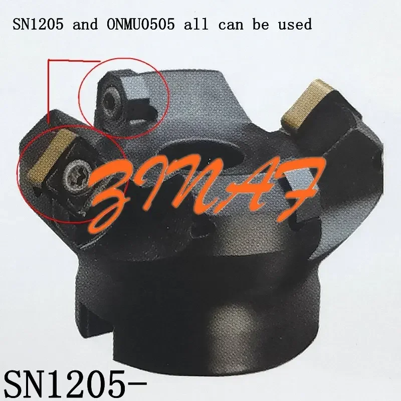 

45 degree face milling cutter head 50 63 80 Fast feed heavy cutting milling carbide insert ONMU SNGX ONMU0505 SNGX/SNMX1205