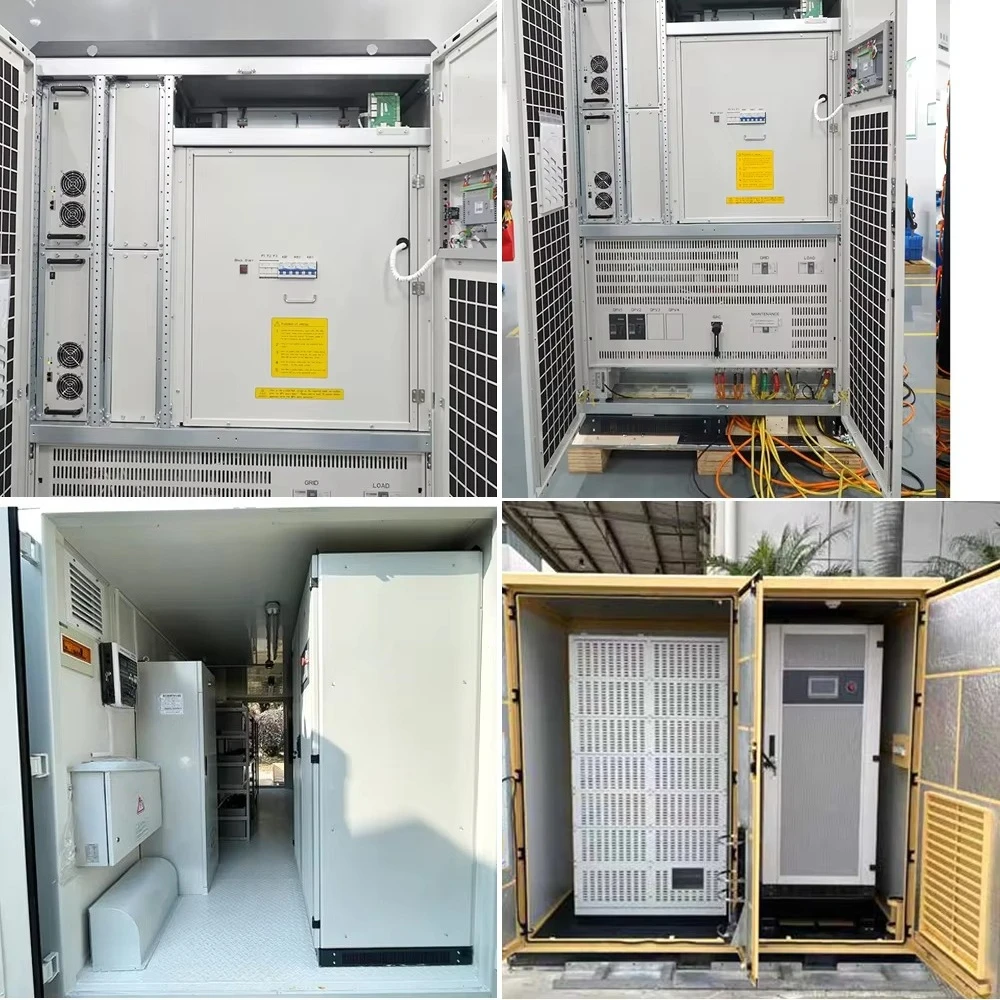 Onduleur hybride Commercial Megarevo, 3 phases, 400v, 150kw, 250kw, 500kw, 1MW, stockage d'énergie solaire
