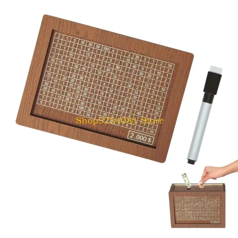 AXYC Traditional Money Container Box For Currency US Savings Calculating