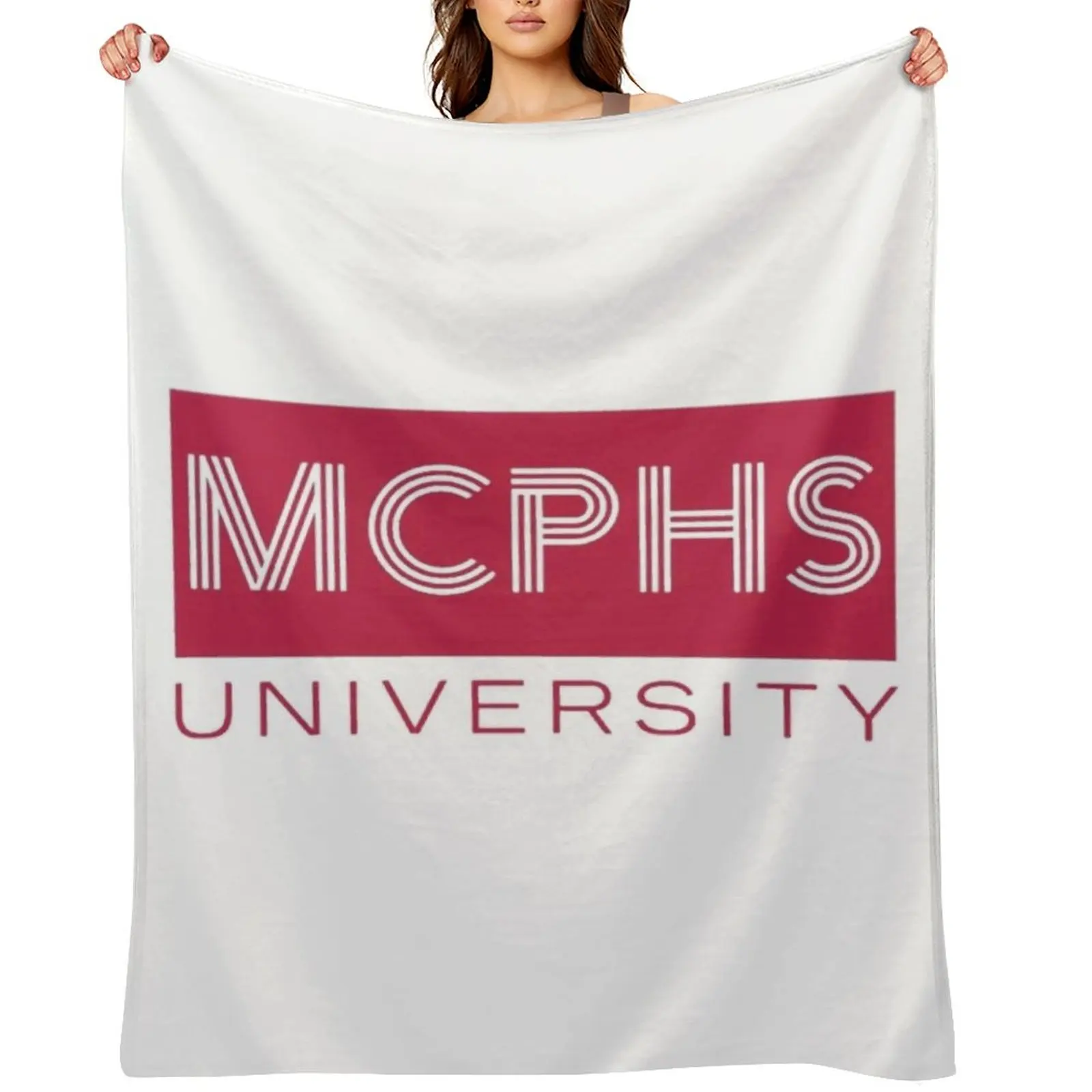 

MCPHS University Classic Throw Blanket Thermals For Travel wednesday Hair Soft Plush Plaid Blankets