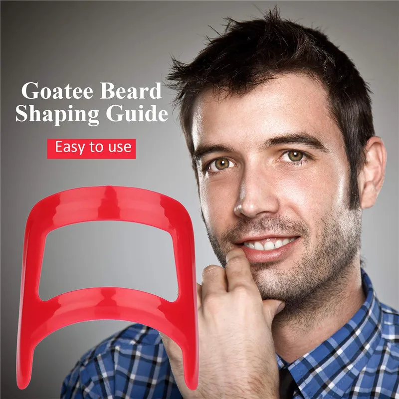 4pcs Beard Shaving Template Beard Guide Shaping Tool Hairline Template Stencil Neckline Shaving Mustache Edge Shaping Tool Kit
