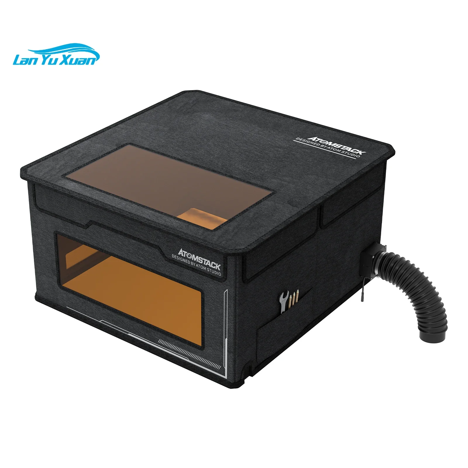 Atomstack FB2 Enclosure Foldable Dust-Proof Cover  Cutter Protective Smoke Exhaust Eye Protectifor All Brand  Engraver