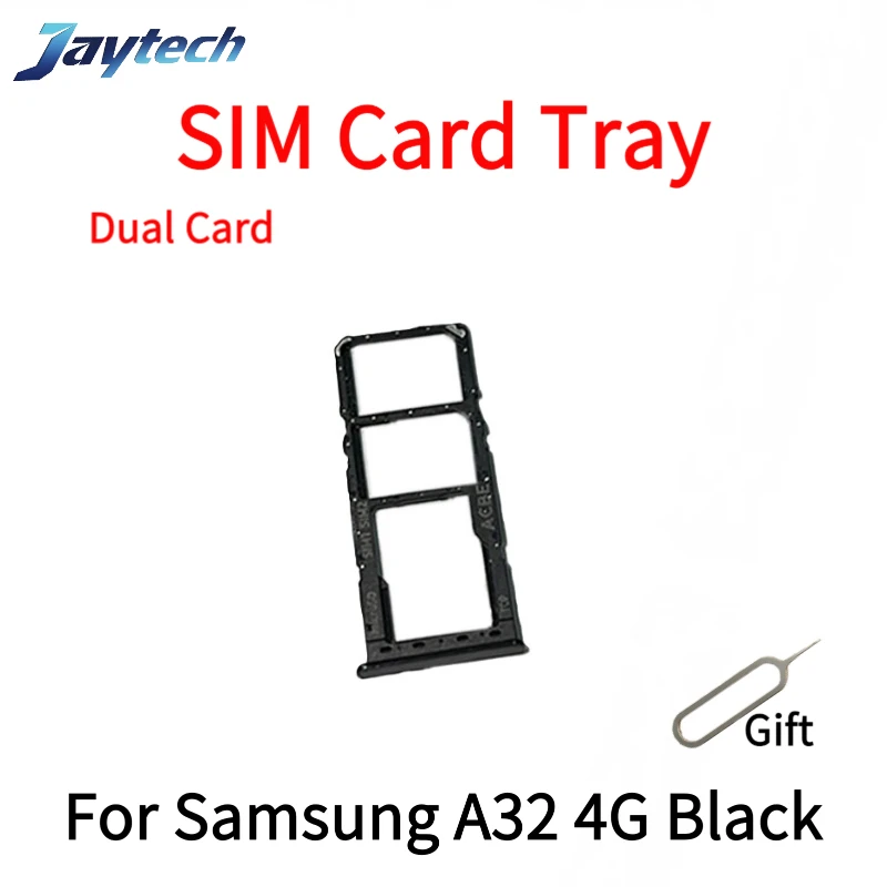 1PCS SIM Card Tray Slot For Samsung A32/A35/A50S 4G Phone Sim Tray SD Card Chip Tray Slot Holder Drawer