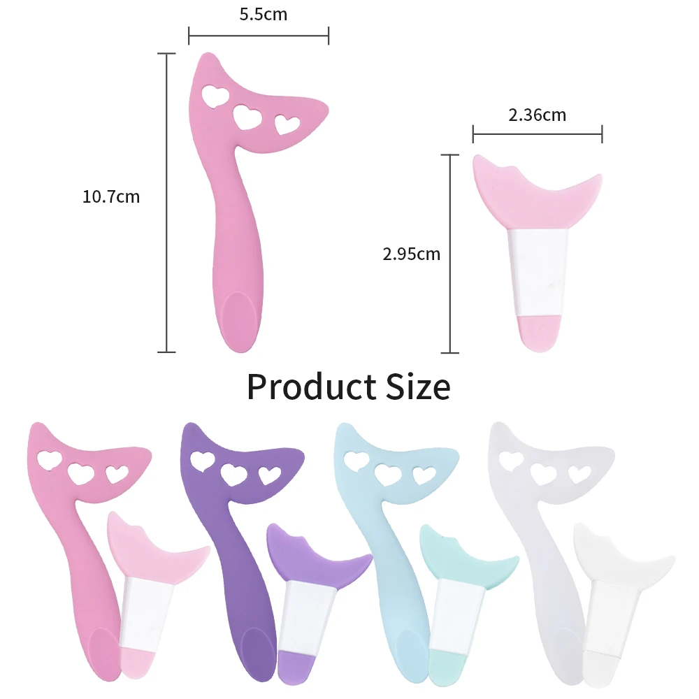 Siliconen Eyeliner Assist Template Set Eyeliner-stencils voor ogen Cosmetica Make-up sjabloon Herbruikbare Eyeliner-stencils Siliconen