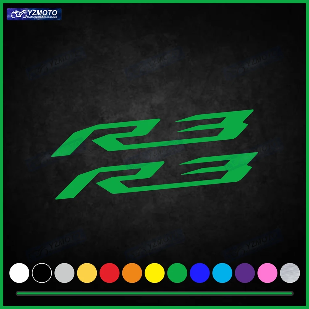 

For YZF R3 Motorcycle Racing Sticker Decal Decoration Fuel Tank Engine Body Logo Waterproof Fairing Windshield Helmet Stickers