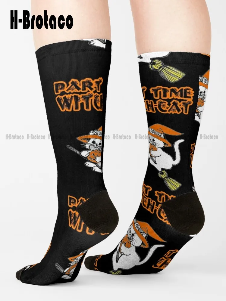 

Catoween Socks Hiking Socks Men Ladies Sports Harajuku Retro Street Skateboard Socks Teen Youth Socks 360° Digital Print Casual