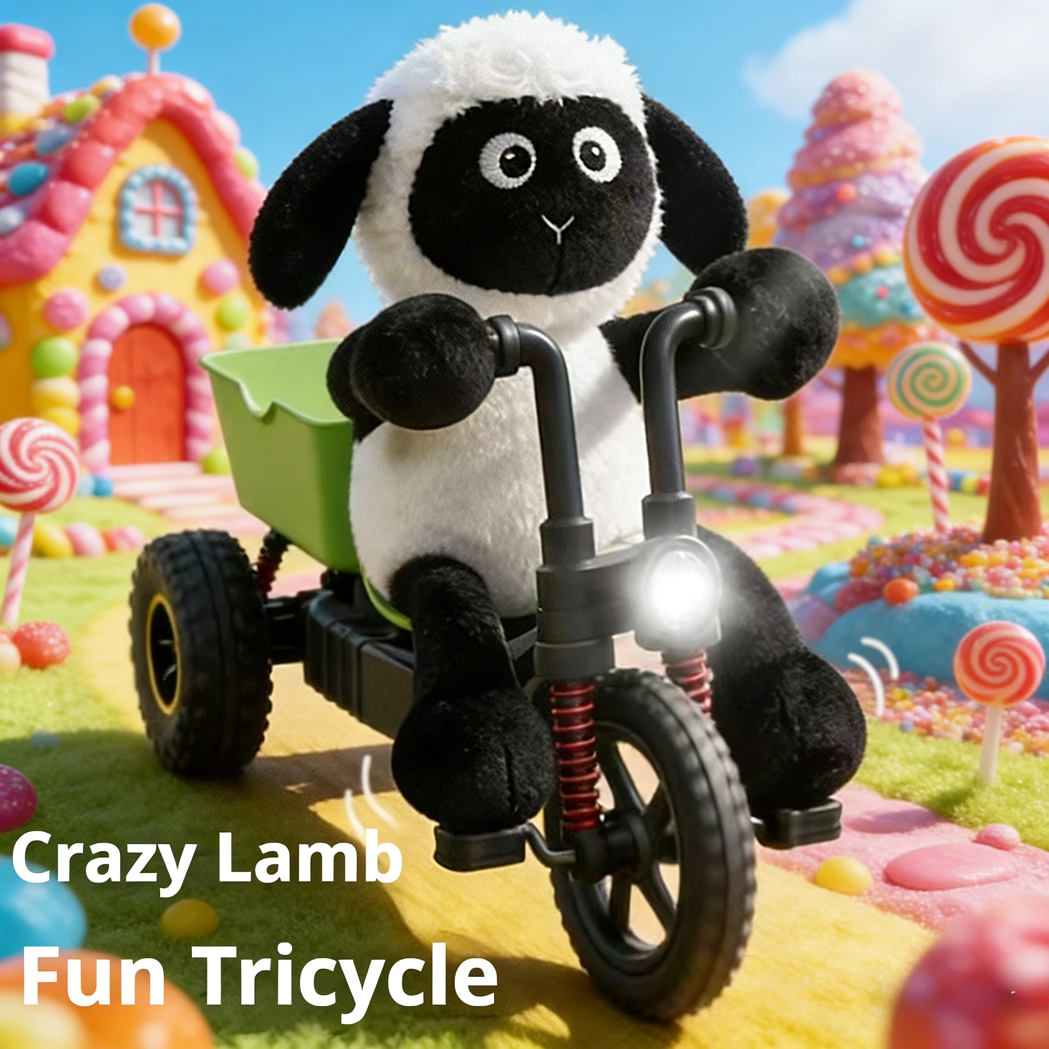 

Радиоуправляемая машинка Lamb Drift Stunt, трехколесный высокоскоростной гоночный автомобиль, веселая игрушка на день рождения для мальчиков