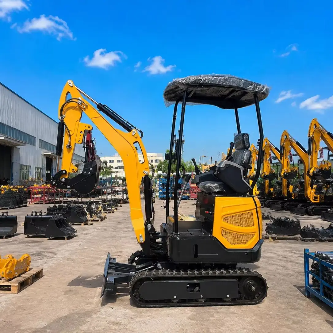 Custom CE Euro 5 1.8Ton Hydraulic Digger for Pipeline Installation Construction and Agricultural Work