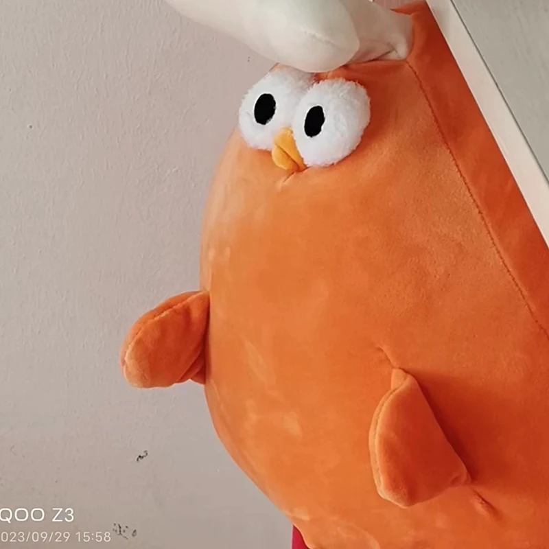 جديد الدجاج الساق الدجاج لينة الزنجبيل دمى الدجاج ديكور الكرتون محاكاة الفاكهة الحيوانات دمية محشوة وسادة هدايا عيد الميلاد