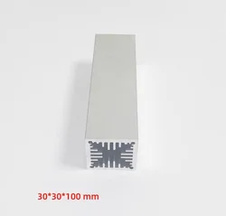 30*30*50mm Air-cooled type Electronic triple tube radiator profile 30*30*100MM Power tube cooler heatsink Wind tunnel heat sink