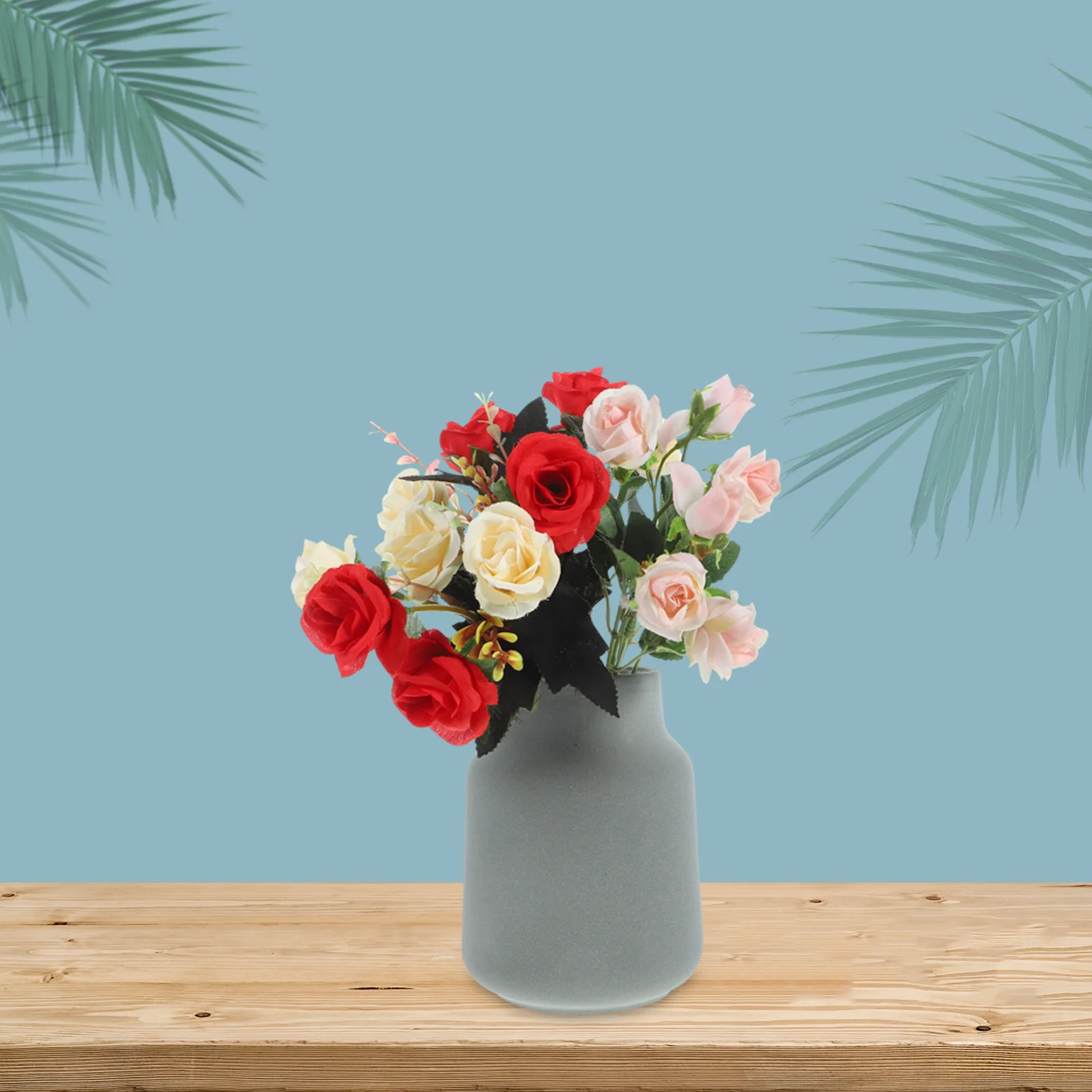 

Matte Ceramic Flower Vase Creative Decorative Flower Holder Home Office Display Multi-Function Household Vase Decor Stylish Pot