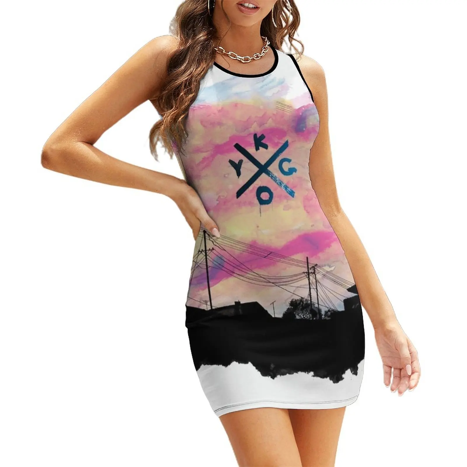 

KYGO City Sleeveless Sundress Casual dresses women evening dress woman dress evening dresses luxury 2025