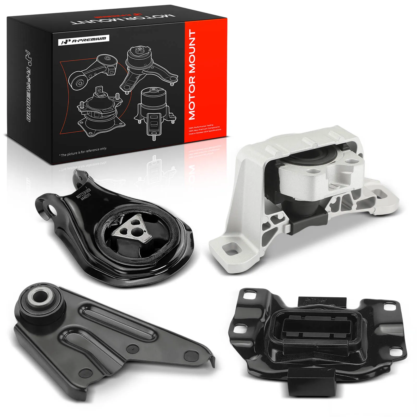 A-Premium 4pcs Engine Motor Mount & Transmission Mount for Mazda 3 2010