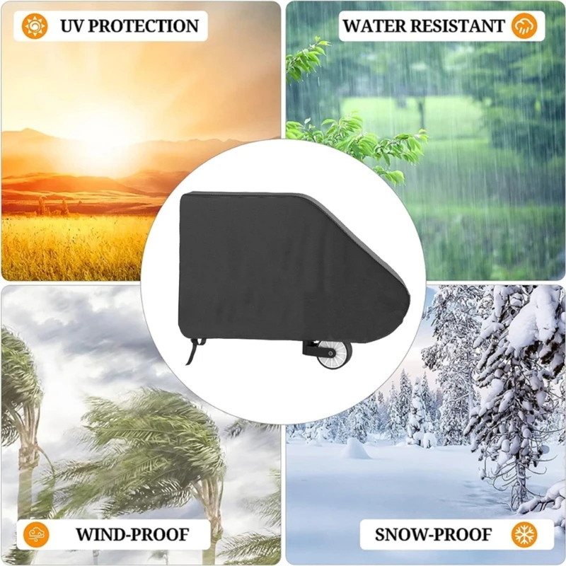 Waterproof Caravans Hitch Cover Trailer Tow Balls Coupling Lock Breathable Dust Rain Snow Dustproof Protector