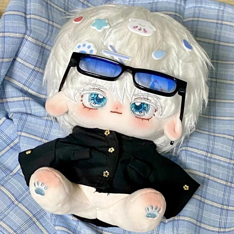 20cm Anime JK Satoru Gojo Kawaii Cosplay Soft Plush Stuffed Doll Body Fan Collection Cartoon Plushies Model Toy Figure Xmas Gift