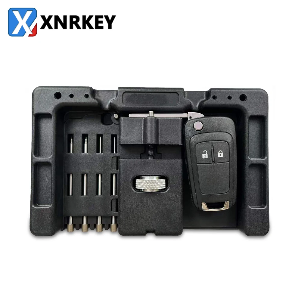 XNRKEY Original HUK Key Fixing Tool Flip Key Vice of Flip Key Pin Remover for Locksmith Tool with Four Pins