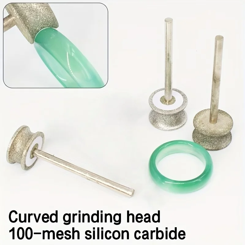 1PC of Diamond Grinding Heads, Designed for Polishing and Beveling Artificial Jade Surfaces, Suitable for Glass Edges