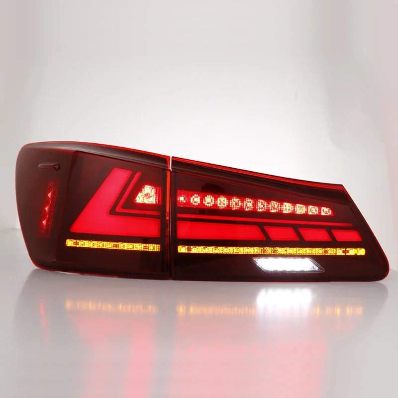 Car LED Taillight Tail Lights For Lexus IS250 IS350 2006 2007 - 2011 2012 Rear Fog Lamp Brake Reverse Dynamic Turn Signal