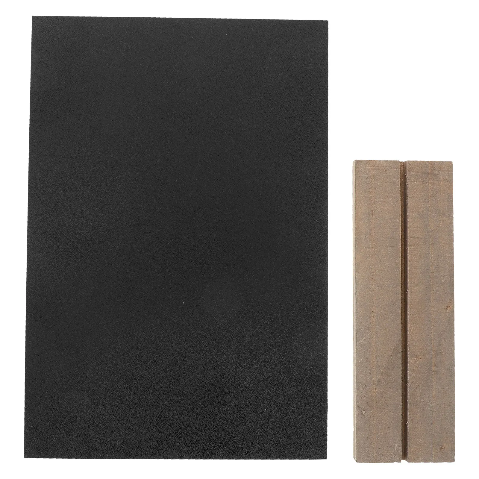 

1pc Mini Wooden Double Sided Writable Blackboard Ornament Message Board Blackboard Ornament Memo Board Restaurant Signs
