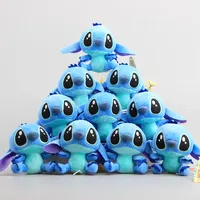 10Pcs/Lot Cute Cartoon Lilo and Stitches Small Pendant Plush Toy,4\