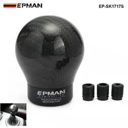 Epman Racing Real Carbon Fiber Aluminum Gear knob Manual Transmission Aluminum Gear Shift Knob Shifter Knob EP-SK1717S