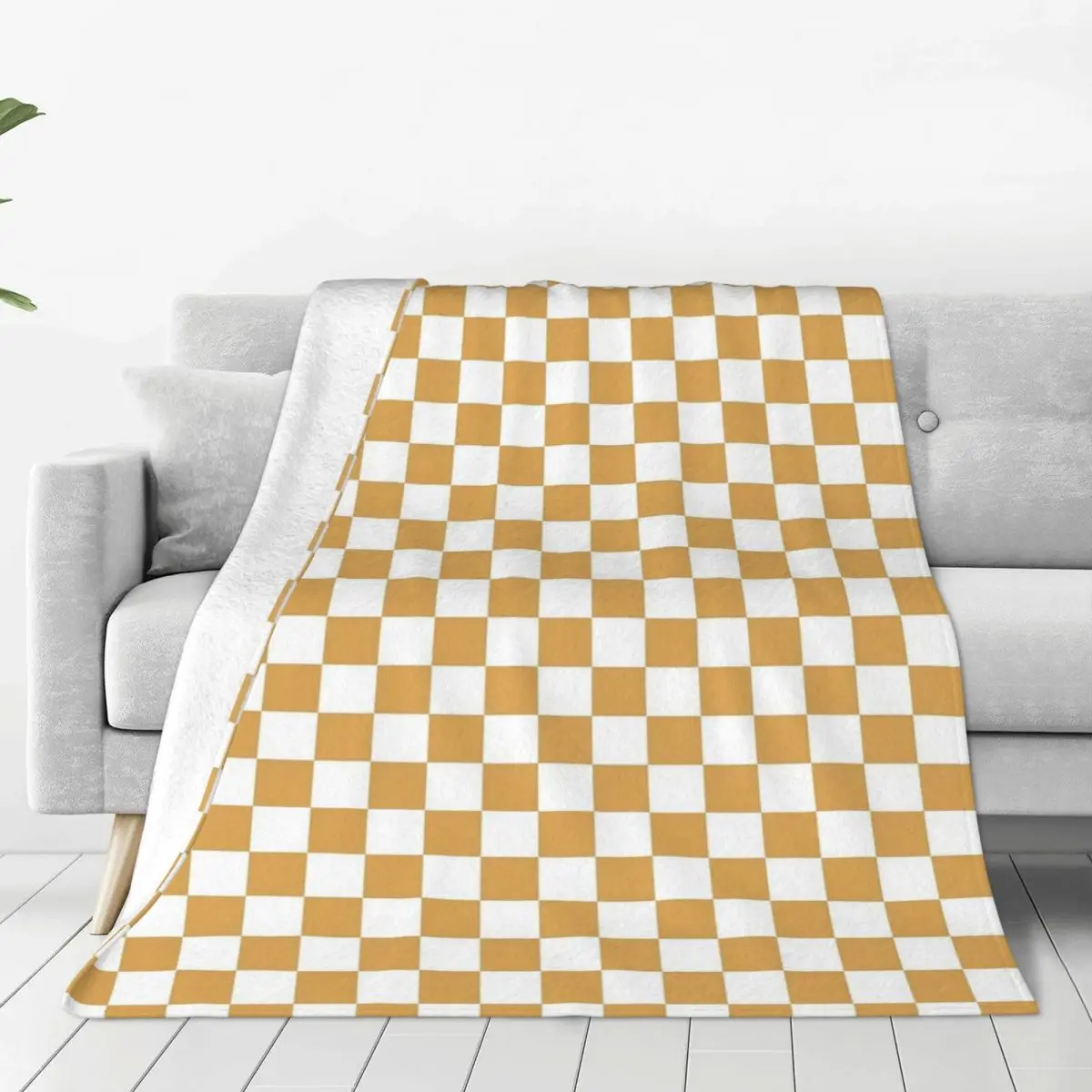 Checkerboard Mini Check Pattern Blankets Fleece Super Soft Sofa Throw Blankets For Couch Bedding Outdoor Throws Bedspread Quilt