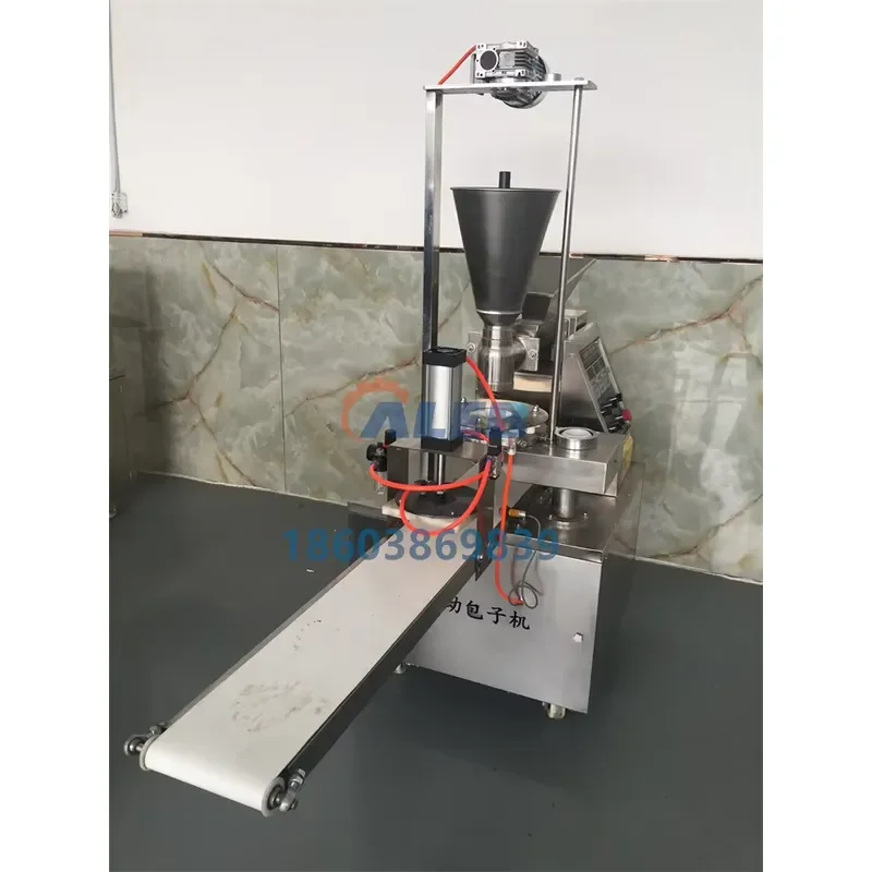 YWM Certificate Vertical Type Automatic Baozi Making Machine, Space Saving Compact Steamed Stuffed Bun Maker for Restaurant