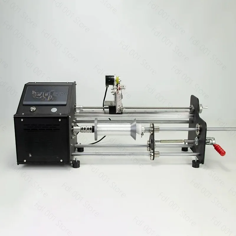 Fiber Optic Winding Machine with Single-sided Layer and Horn Axis Parallel Winding Cable Twisted Wire, Counting Meters and Turns