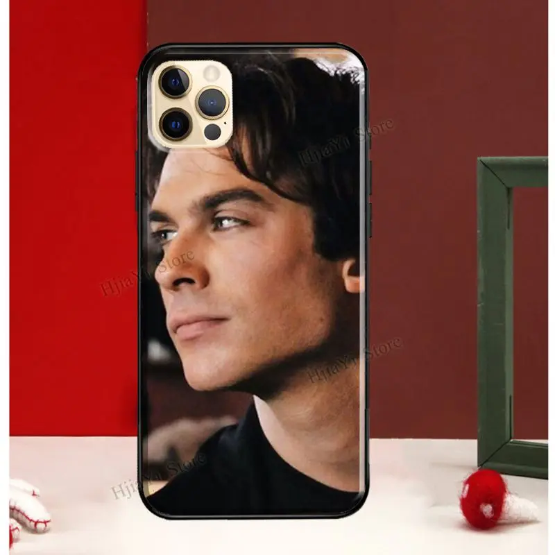 Damon Salvatore Vampire Diaries For iPhone 13 12 Pro Max Mini Cover Phone Case For iPhone 11 14 Pro Max XS X XR 7 8 Plus SE