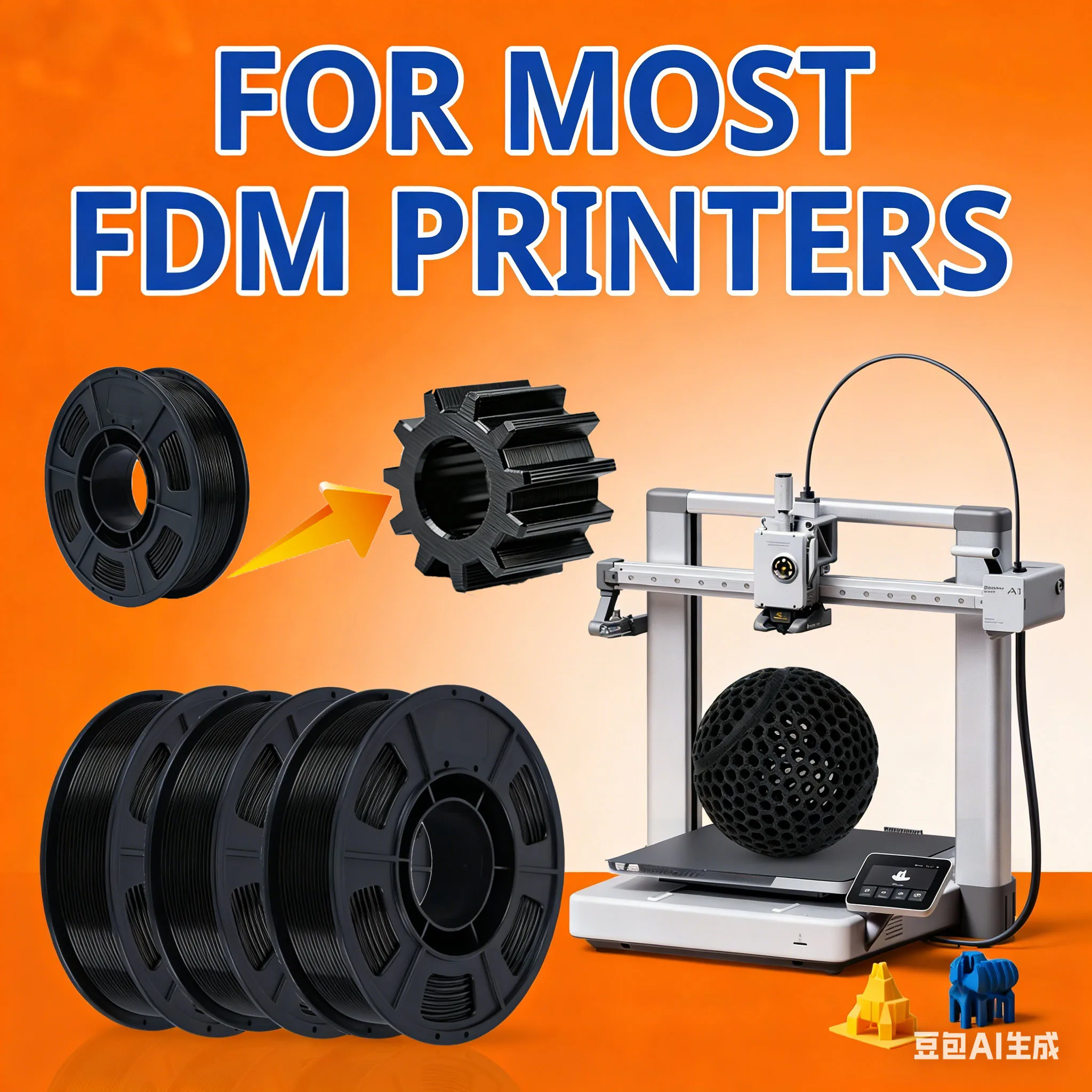 

3D Printer Flexible Filament 300G TPU Filament 1.75mm Plastic Material No Bubble TPU Filament For Most 3D Printing Consumables