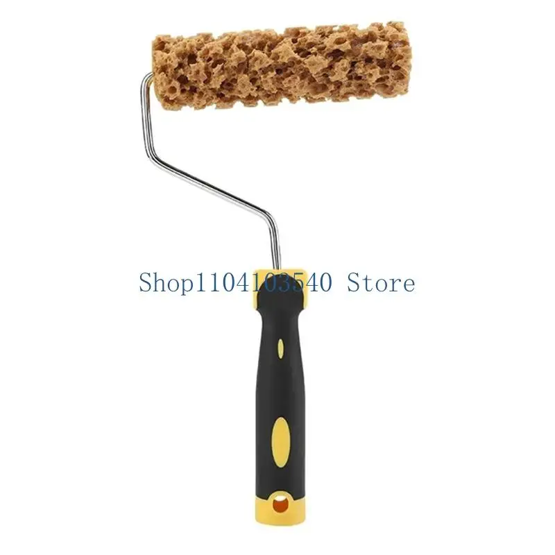 

02DC Practical Imitation Seaweed Sponge Roller Brush 6 Inches Artistic Pattern Liquid Home Decoration Painting Texture Tools