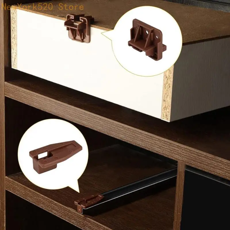 N84C 10pcs Cajón cajas Partes montaje plástico y metal para artesanos profesionales